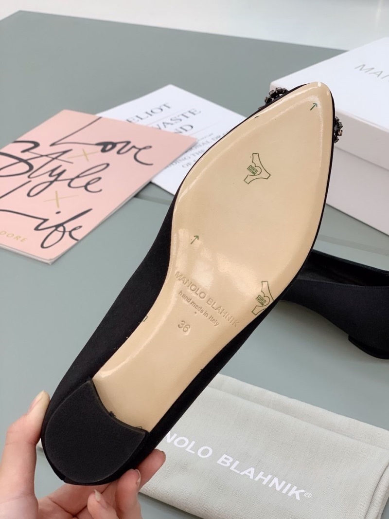 Manolo Blahnik flat shoes